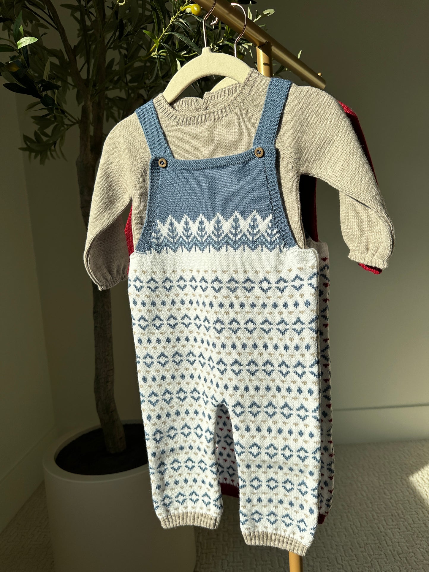 Blitzen Boy's Sweater Set