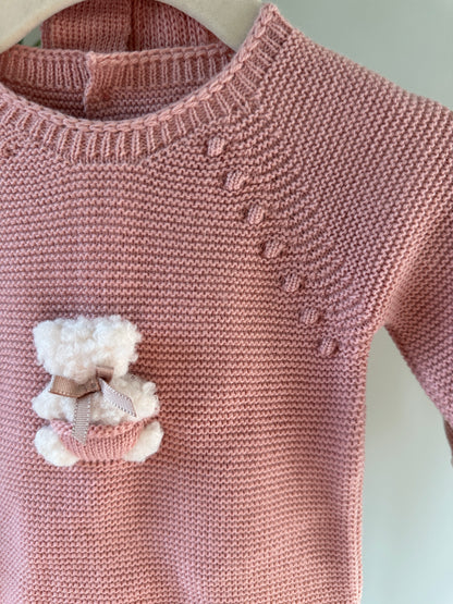 Cozy Teddy Knitwear Outfit