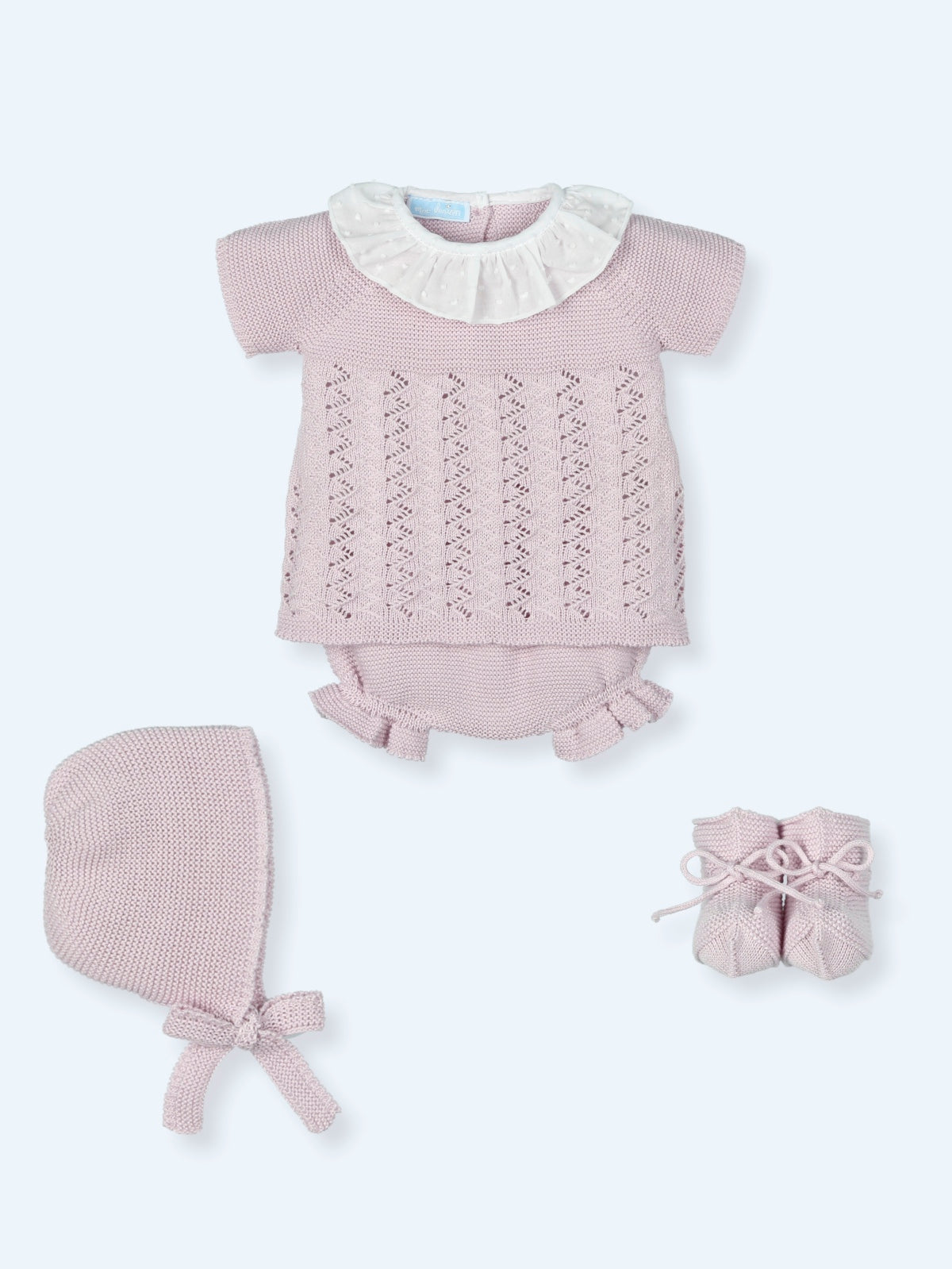 Mary Knitted Baby Outfit