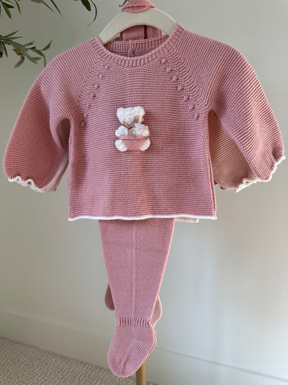 Cozy Teddy Knitwear Outfit