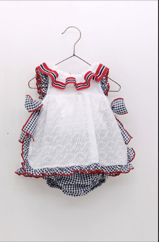 Fourth of July baby girl dress