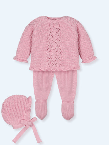 Hannah Knitted Baby Outfit