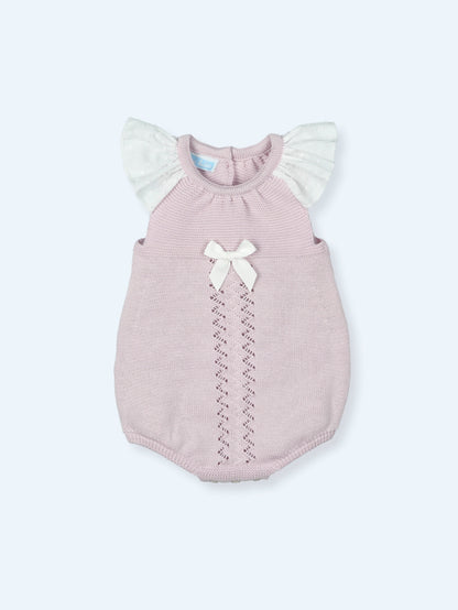 Elli Knitted Baby Romper Set