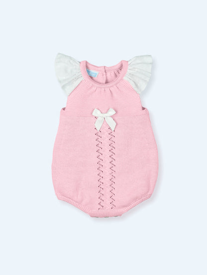 Elli Knitted Baby Romper Set