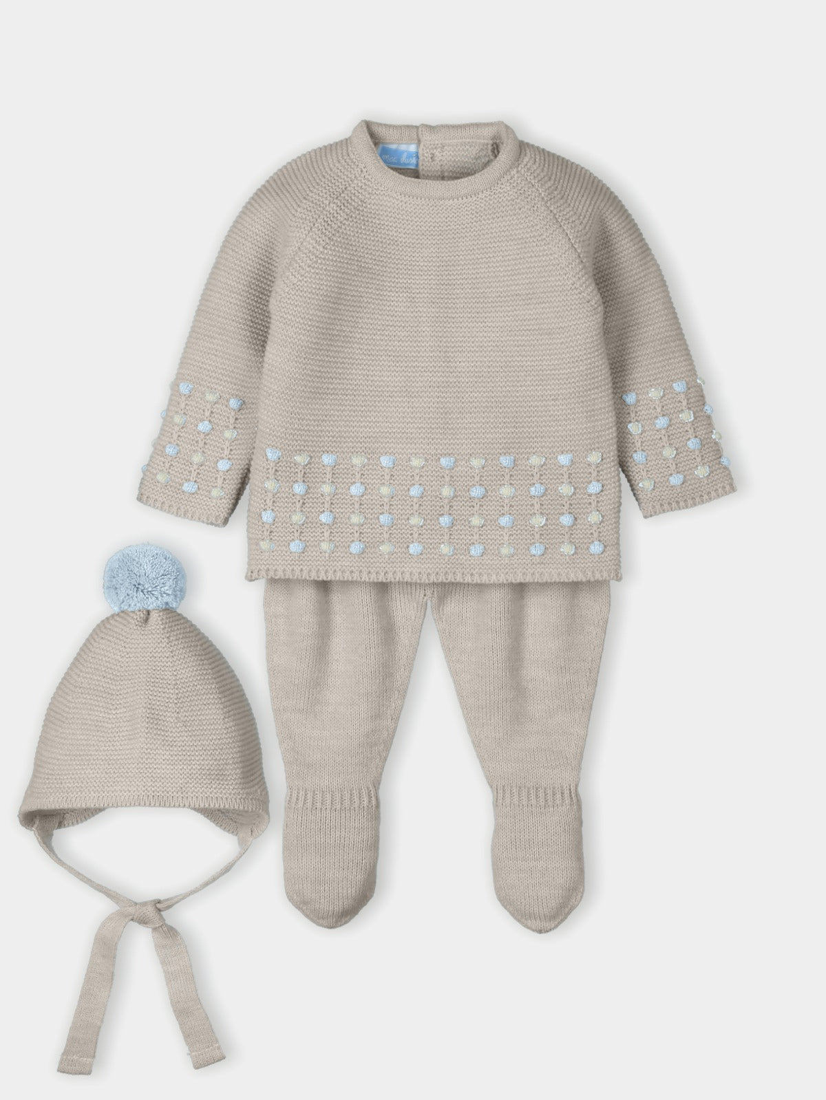 Foxy Knitted Baby Outfit